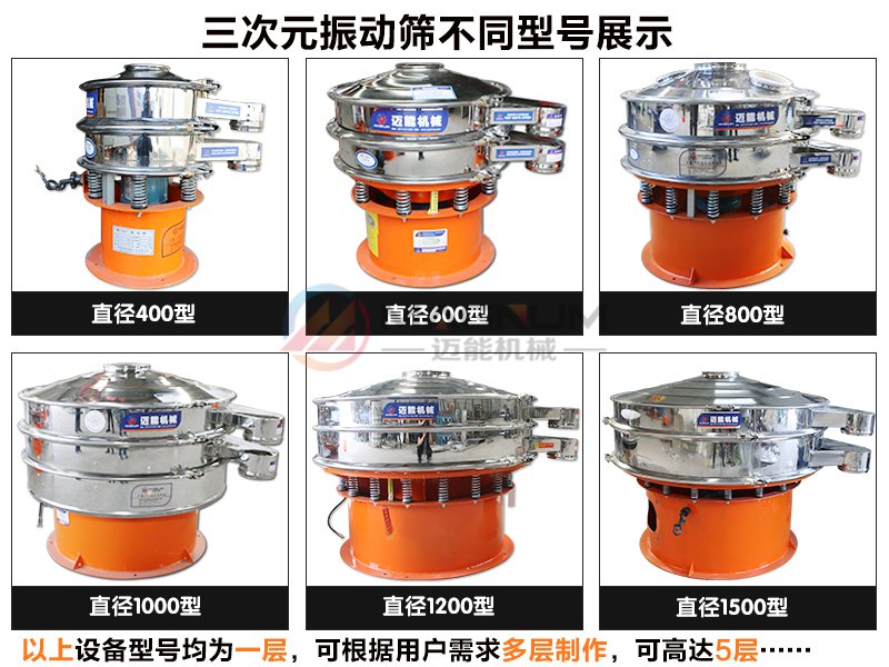 大豆蛋白粉振動(dòng)篩不同型號